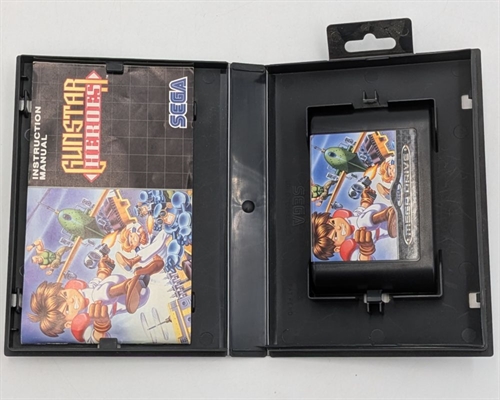 Gunstar Heroes - Complete In Box - Sega Mega Drive Spil (B Grade) (Genbrug)